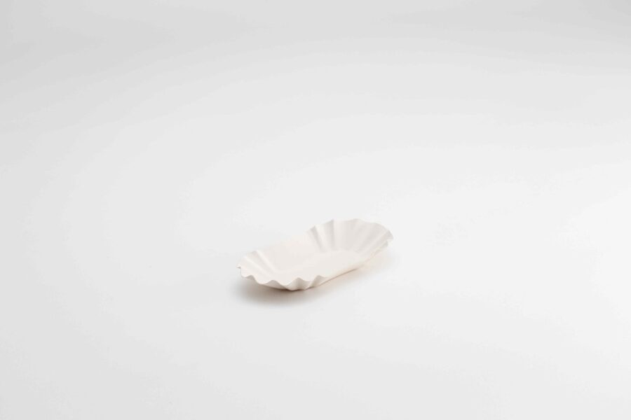 SCHAAL OVAAL 26/P15/0 8X14X3CM WIT