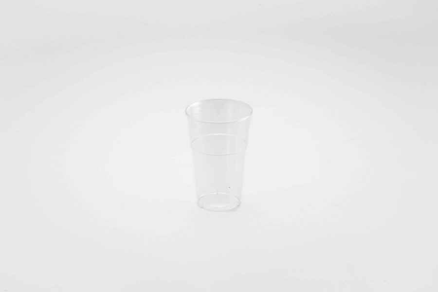 GOBELET REUTILISABLE MOULAGE PAR INJECTION 250/300CC TRANSPARENT