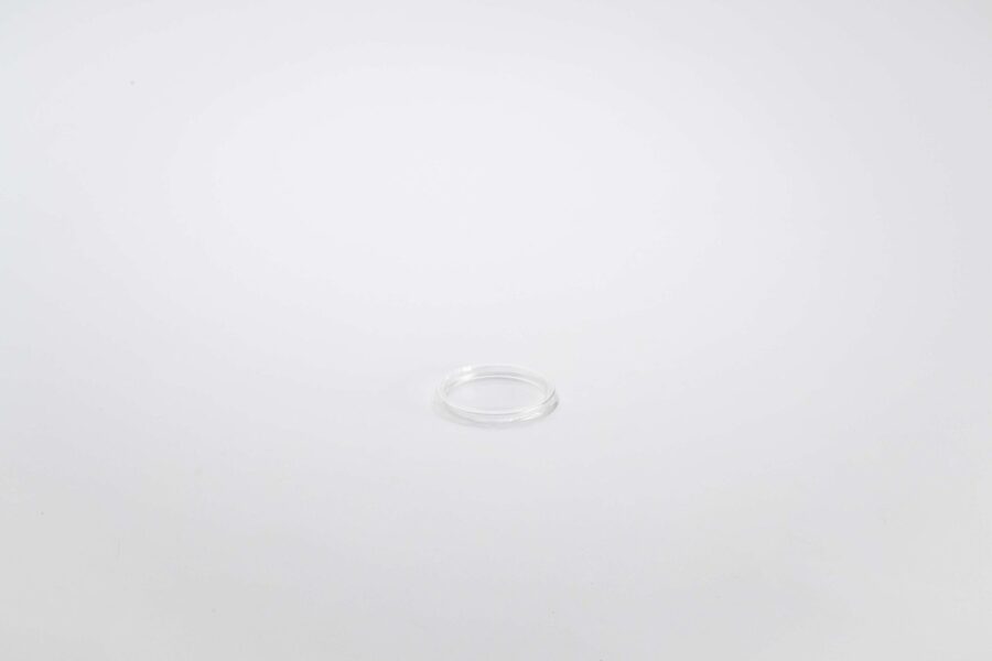 COUVERCLE ROND Ø67MM RPET TRANSPARENT