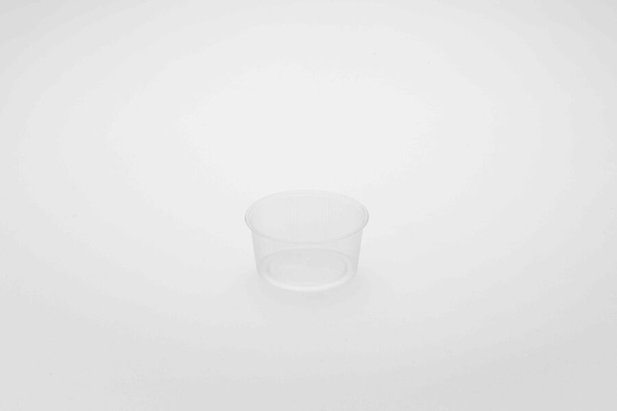 BARQUETTE CHARCUTERIE 101 ROND 250CC RPP TRANSPARENT