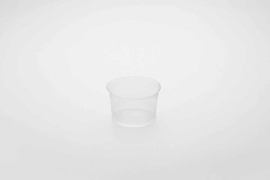 BARQUETTE CHARCUTERIE 101 ROND 300CC RPP TRANSPARENT