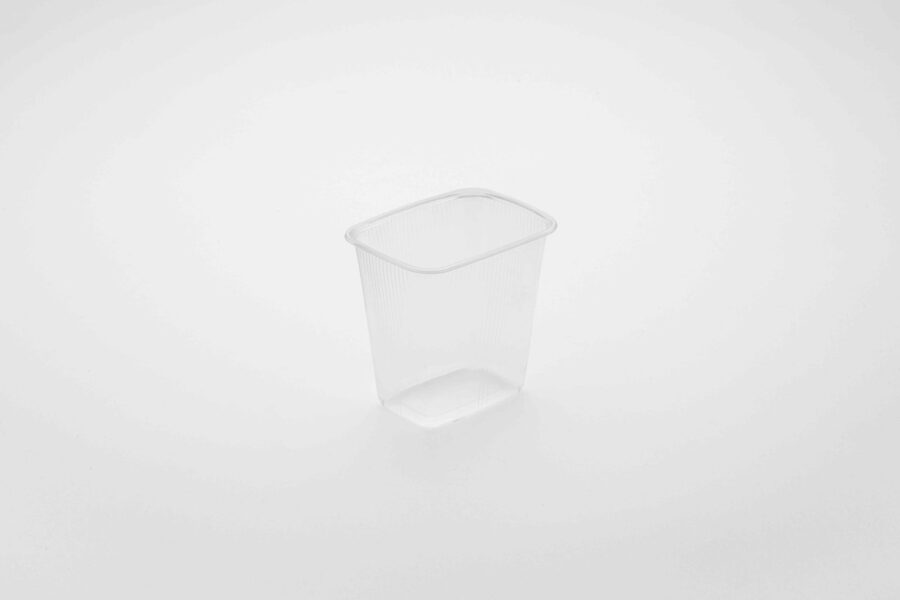 BARQUETTE CHARCUTERIE 108R RECTANGULAIRE 500CC RPP TRANSPARENT