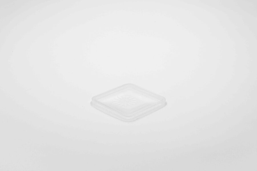 COUVERCLE REUTILISABLE QUADROBOXX 114Q RPP TRANSPARENT