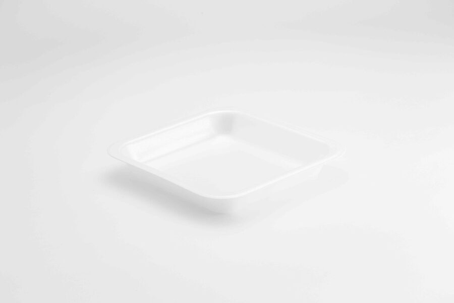 BAC A MENU RECTANGULAIRE 1 COMP XPS BLANC (601)