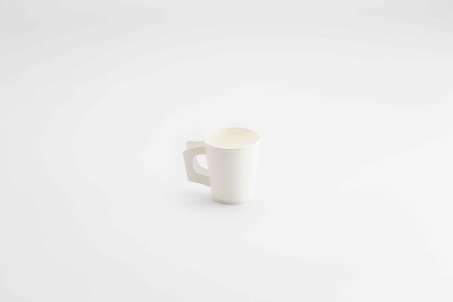 GOBELET A CAFE AVEC ANSE 180CC Ø73MM CARTON BLANC