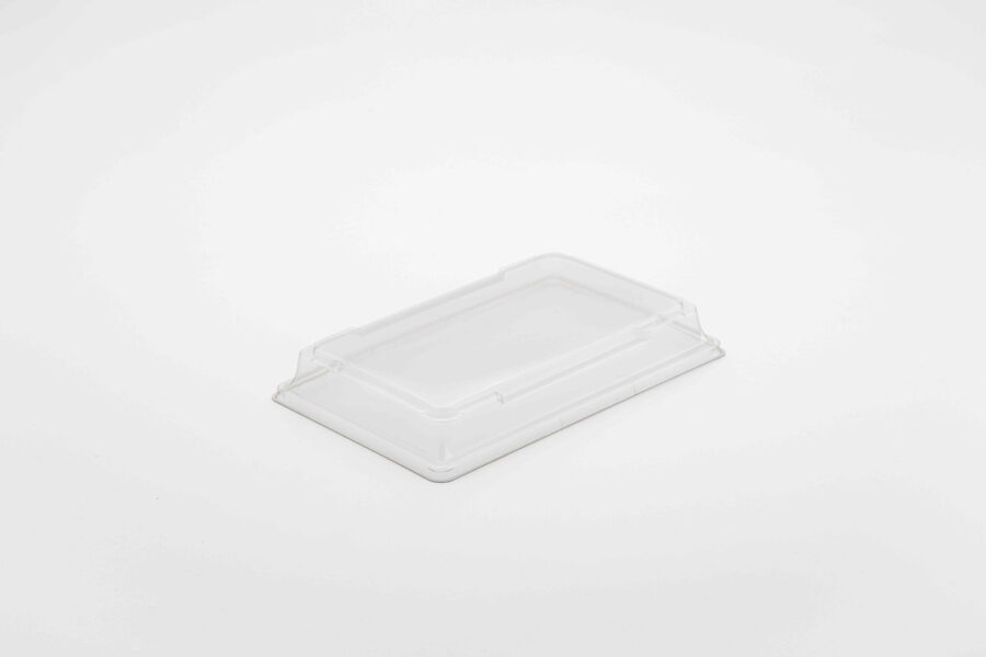 COMBI RAVIER SUSHI 215X130X18MM PET NOIR - TRANSPARENT