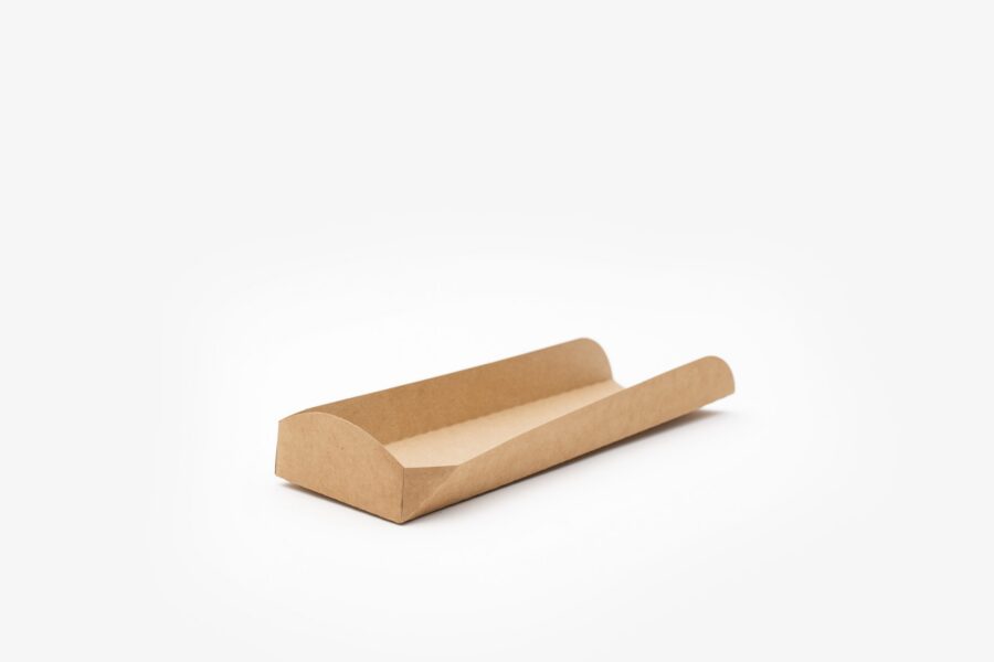 KRAFT PLATEAU CÔTÉ OUVERT 9X27CM