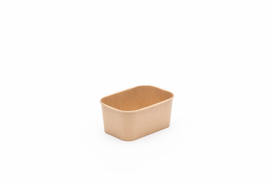 RAVIER RECTANGULAIRE 1000CC CARTON KRAFT